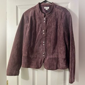 Christopher & Banks 100% pig leather size XL